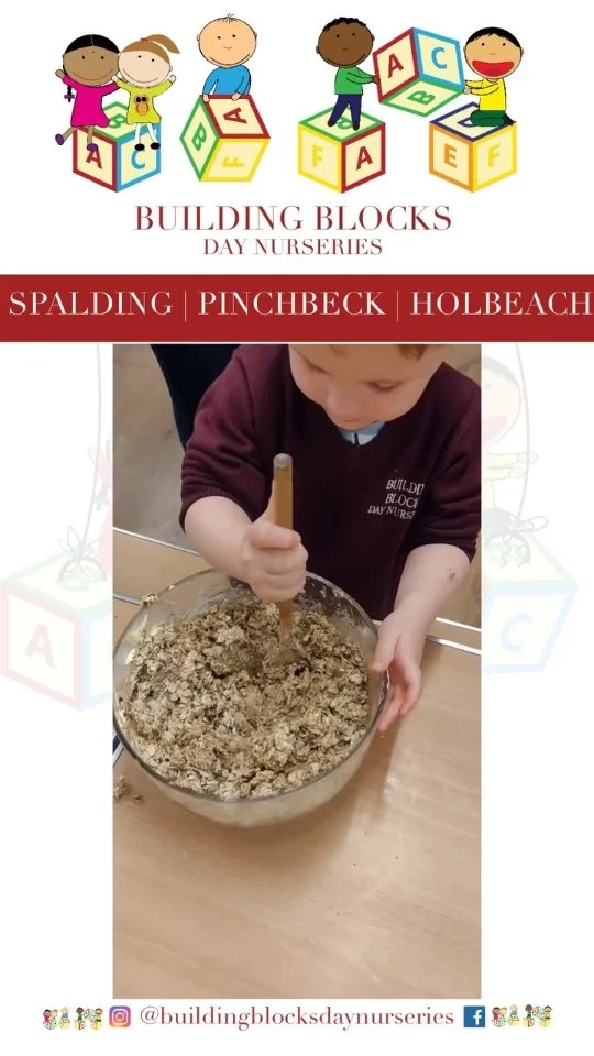 🍎👩‍🍳 Little Hands in the Kitchen 👨‍🍳🍞At Building Blocks Day Nurseries, we love getting our little chefs involved in cooking and baking! 🥣✨Not only is it lots of fun (and sometimes a bit messy!), but it also helps children: ✅ Build fine motor skills✅ Learn about healthy foods✅ Boost confidence and independence✅ Practice early maths and science concepts✅ Strengthen language and listening skillsWhether it’s stirring, pouring, or decorating, every moment in the kitchen is a chance to learn and grow. 🌱❤️Next time you're baking at home, let your little one help out — even the smallest hands can make a big difference! 🧁👶#EarlyYears #LearningThroughPlay #MiniChefs #NurseryLife #CookingWithKids #MessyFun #EYFS
